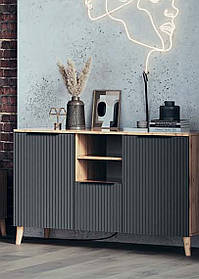 Комод Лайн 110 МДФ Дуб Аппалачі / Кварцит