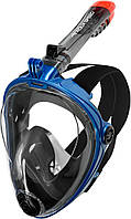 Повнолицьова маска Aqua Speed SPECTRA 2.0 9918 чорний, синій Уні L/XL