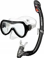 Набір маска і трубка Aqua Speed Alize + Samos 60314 чорний Діт OSFM