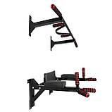 Настінний турнік + бруси з пресом А552-Ч Комплект W_2279, фото 4