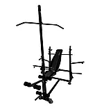 Лава тренувальна для жиму WCG 0090 багатофункціональна + парта Скотта + Тяга + Брусья W_2280, фото 4