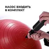 М'яч гімнастичний WCG 75 Anti-Burst 300кг + насос фітбол для фітнесу W_2280, фото 3