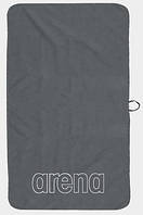 Рушник Arena SMART PLUS POOL TOWEL сірий, білий Уні 150х90 см