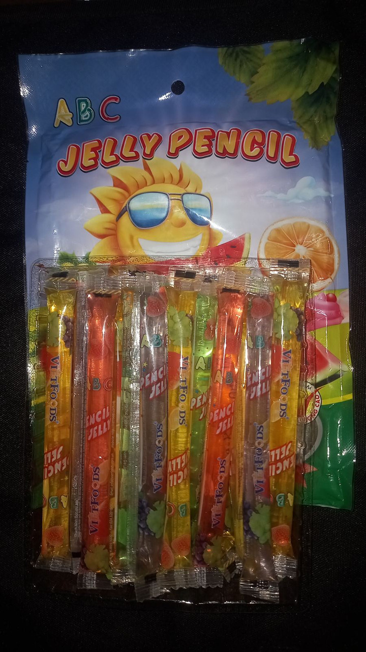 Залі Jelly Pencili Асорті з екзотичних фруктів у жельованому соку.В'єтнам.
