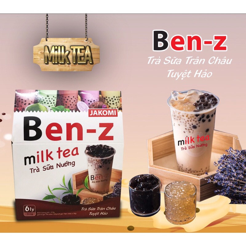 Bubble Tea Чай Чорний з Топленим Молоком BEN-Z FRESH PEARL.