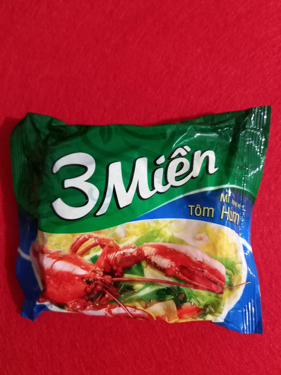 Вермішель швидкого приготування 3Mien Рак. 65г. В'єтнам.