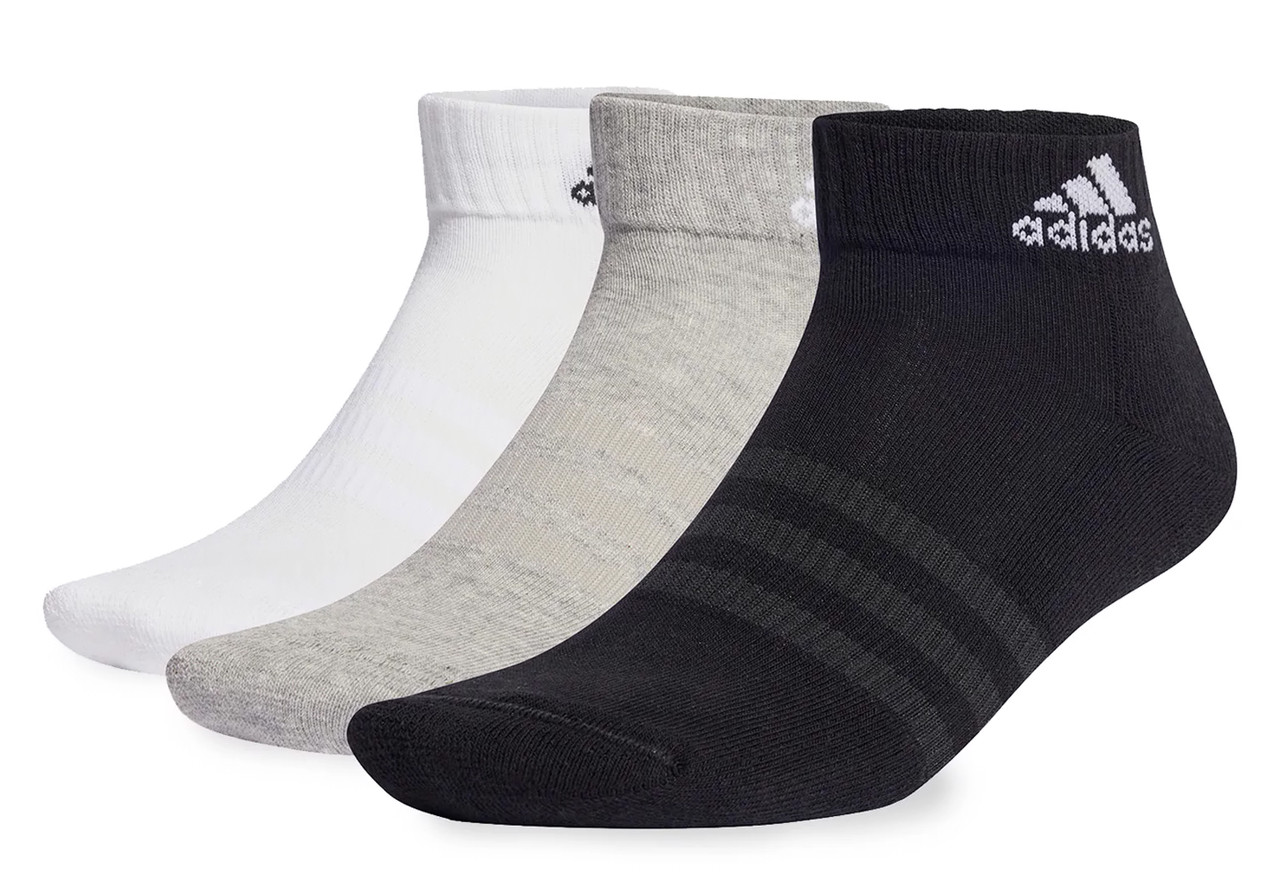 Шкарпетки Adidas C SPW ANK 6P світло-сірий Уні L (43 - 45)