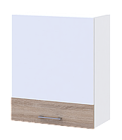 Кухня Doros Лея В72_Ш60 верхня ліва Білий/Дуб Сонома ДСП 60х31.6х72 (81359337.1)