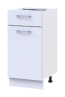 Кухня Doros Лея НЯ82_40 нижня вузька Білий/Дуб Сонома ДСП 40х46.6х82 (81359337.6)