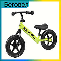 Велобег велосипед Kidwell Rebel Green для малышей (Польша) YES