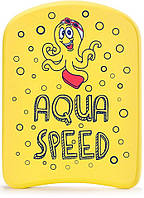 Дошка для плавання Aqua Speed KIDDIE KICKBOARD Octopus 6897 жовтий Діт 31x23x2,4cм