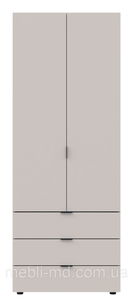 Розпашна Шафа для одягу Doros Гелар Кашемір 2 ДСП 77.5х49.5х203.4 (80737632), фото 1