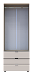 Розпашна Шафа для одягу Doros Гелар Кашемір 2 ДСП 77.5х49.5х203.4 (80737632), фото 6