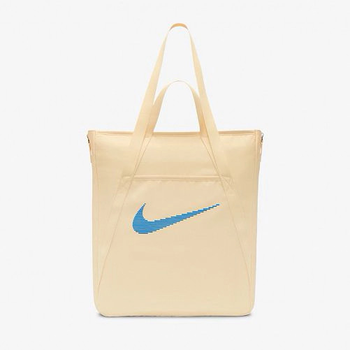 Сумка Nike NK GYM TOTE 28L бежевий, синій Жін 41 x 33 x 13 см