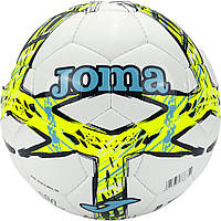 М'яч футбольний Joma DALIII білий, салатовий Уні 5