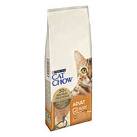 Сухий корм CAT CHOW Adult для дорослих котів з качкою 15 кг