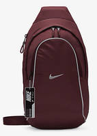 Сумка через плече Nike NK NSW ESSNTL SLING BG-MTL PLL 8L бордовий Уні 44,5x22x10 см