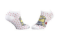Шкарпетки MINIONS ALL OVER POIS білий Жін 36-41, арт.13894812-8