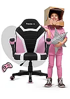 Детское кресло геймерское, игровое, спортивное Huzaro Кресло для Пк (Pink ) YES