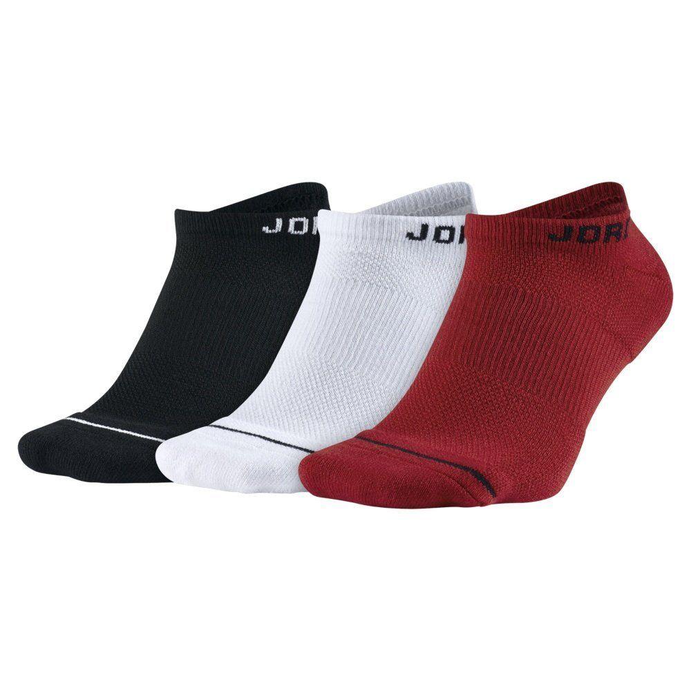 Шкарпетки Nike U JORDAN EVERYDAY MAX NS 3PR чорний, білий, червоний Уні 42-46