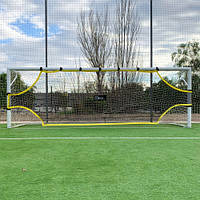 Екран для футбольних воріт Meta Target Shot 6*2 m жовтий, чорний, білий Уні 600х200 см