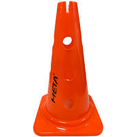 Конус для жердин та кілець Meta Training Cone with Holes & Slit помаранчевий Уні 38 см