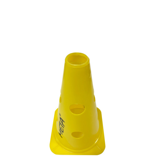 Конус для тренувань з отворами Meta Cone Marker with holes 2.0 жовтий Уні 23 см