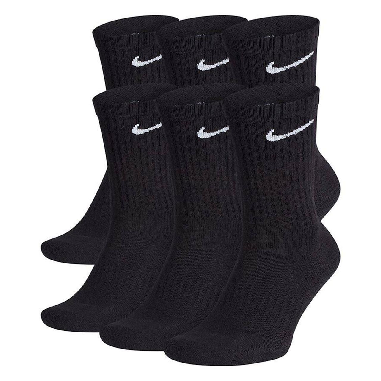 Шкарпетки Nike U NK EVERYDAY CUSH CREW 6PR-BD чорний Уні 38-42