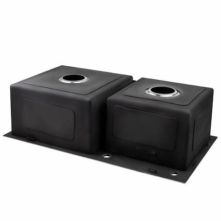 Кухонна мийка Handmade dante 78х43 з нержавіючой сталі 3.0/0,8мм, фото 3