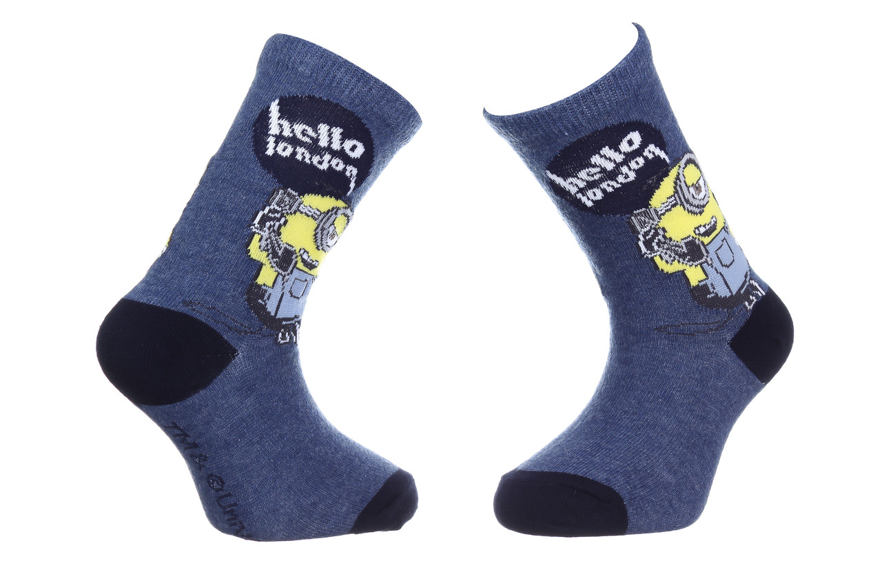 Шкарпетки MINONS HELLO LONDON джинсовий Діт 35-38, арт.37014-2