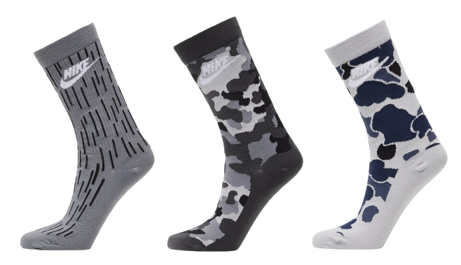 Шкарпетки Nike U NK EVERYDAY ESSENTIAL CREW сірий Уні 38-42