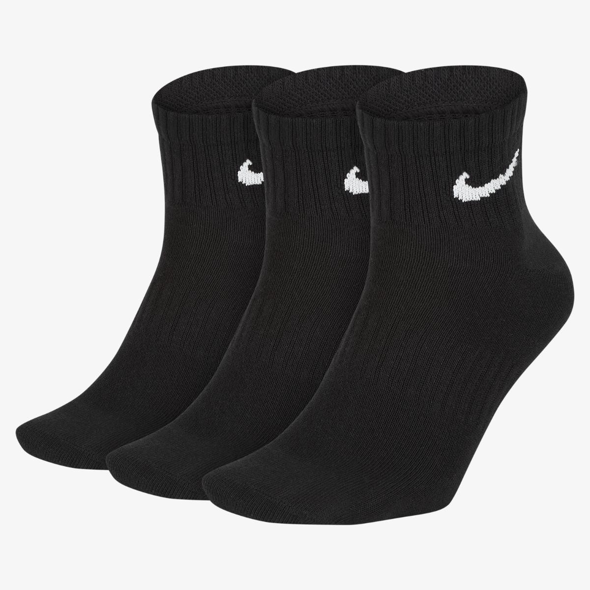 Шкарпетки Nike U NK EVERYDAY LTWT ANKLE 3PR чорний Уні 46-50