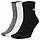 Шкарпетки Nike U NK EVERYDAY LTWT ANKLE 3PR чорний, білий, сірий Уні 42-46, фото 3