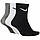 Шкарпетки Nike U NK EVERYDAY LTWT ANKLE 3PR чорний, білий, сірий Уні 42-46, фото 4