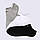 Шкарпетки Nike U NK EVERYDAY LTWT NS 3PR чорний, білий, сірий Уні 38-42, фото 3