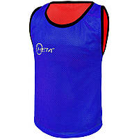 Манішка реверсна Meta Reversible Training Bib синій, червоний Уні L