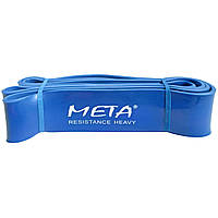 Гумка-петля силова Meta Elastic power band heavy синій Уні 6,4х208 см