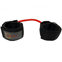 Еспандер латеральний для ніг Meta Lateral Stepper Medium чорний, червоний Уні OFSM