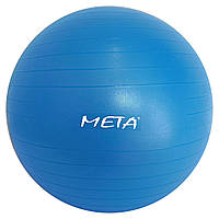 М'яч для фітнесу Meta Fitness ball синій Уні 65 см