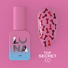Топ для гель-лаку Top Secret №2 13ml LUNAmoon