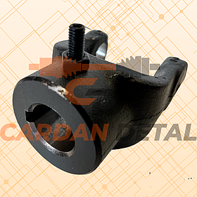 Вилка під шпонковий паз (шпонку) D=25 мм під хрестовину 30х88 мм