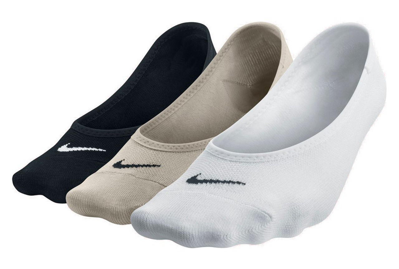 Шкарпетки Nike W NK EVERYDAY LTWT FOOT 3PR чорний, білий, бежевий Жін 34-38