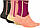 Шкарпетки Nike W NK EVERYDAY PLUS LTWT ANKLE 3PR чорний, рожевий, жовтий Жін 34-38, фото 3