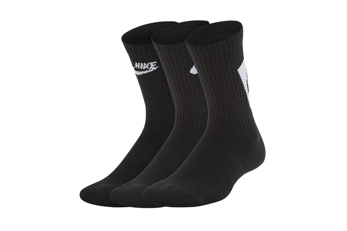 Шкарпетки Nike Y NK EVERYDAY CUSH CREW 3PR чорний Діт 38-42