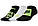 Шкарпетки Nike Y NK EVERYDAY LTWT NS 3PR - HB чорний, білий, зелений Діт 38-42, фото 4