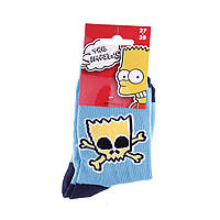 Шкарпетки SIMPSON BART TETE DE MORT блакитний Діт 27-30, арт.83897612-5