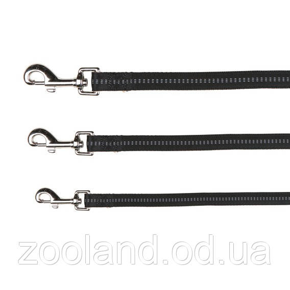 11501 Trixie Повідець Softline Elegance Чорно-бежевий, 1 м/15 мм