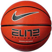 М'яч баскетбольний Nike ELITE ALL COURT 8P 2.0 DEFLATED помаранчевий, чорний, сріблястий Уні 6