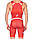 Трико борцівське Asics Wrestling Singlet червоний, білий Чол XS, фото 3