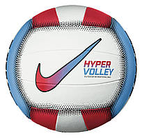 М'яч волейбольний Nike HYPERVOLLEY 18P білий, блакитний, червоний Уні 5